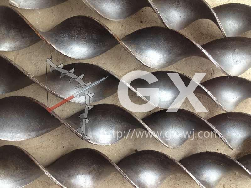 一种螺旋叶片的制作方法